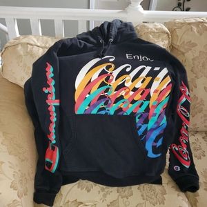 Sz L Coca Cola x Champion Reverse Weave Hoodie
